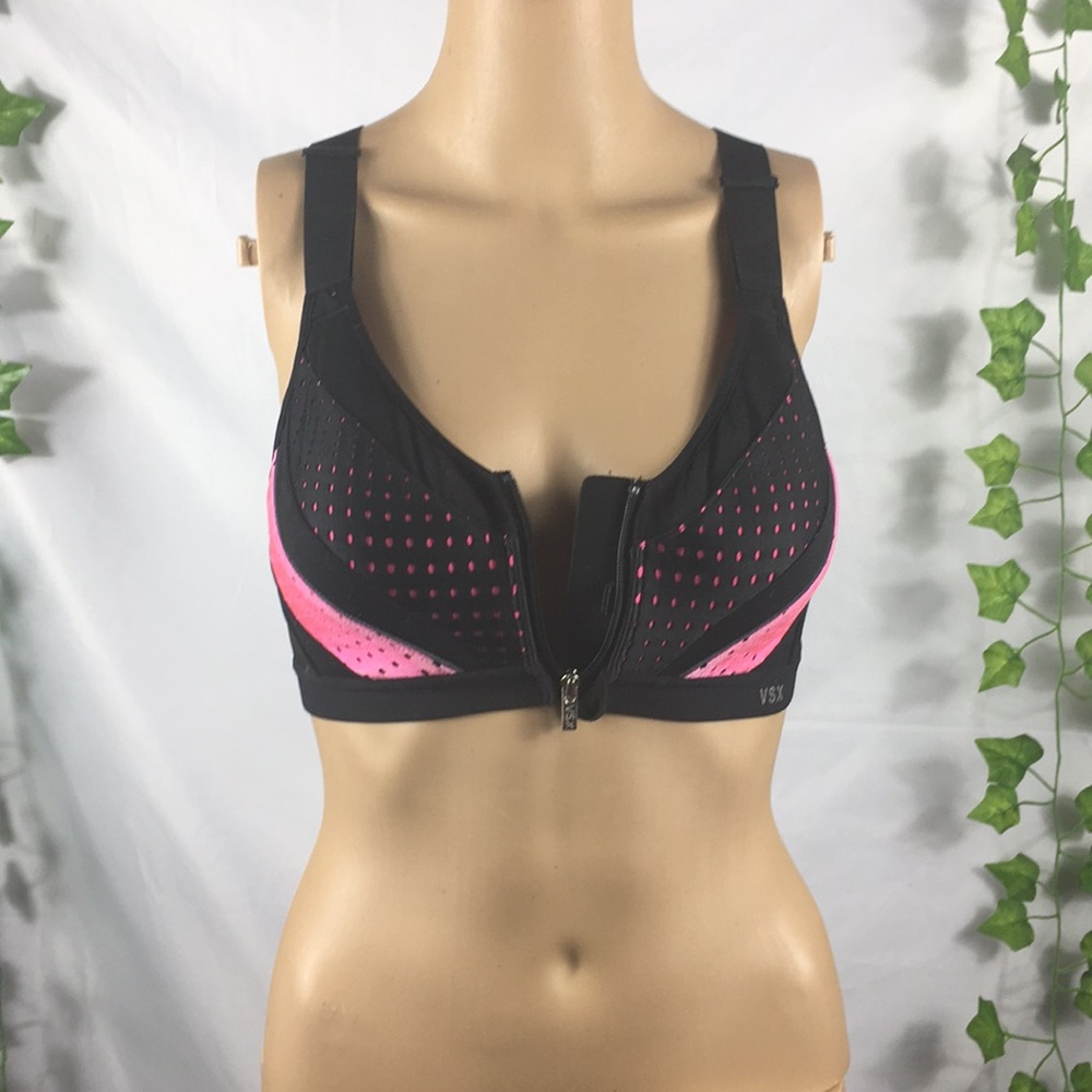 Victoria Secret VSX Sport front zip padded bra